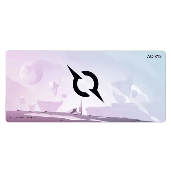 Gaming podloga AQIRYS Gravitiy White Extra 900 x 400 mm Glavna slika