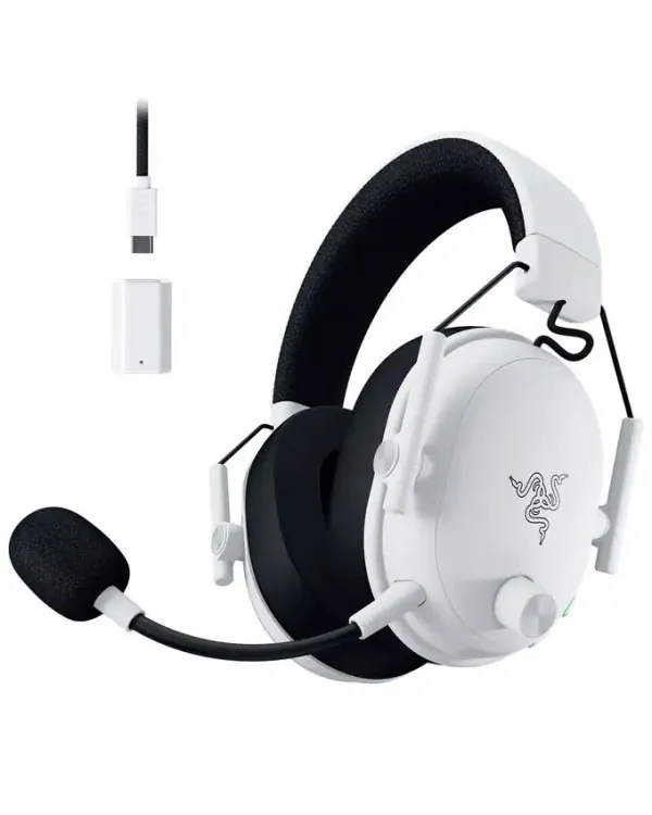 Bežične gaming slušalice Razer Blackschark V3 RZ04-04530200-R3M1 White Glavna slika