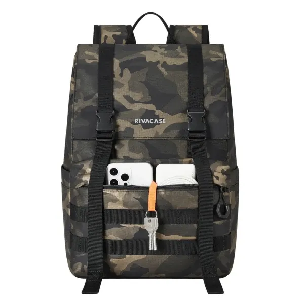 Torba za Laptop 15.6  Rivacase Sherwood Roltop 7621/braon camo Slika 3