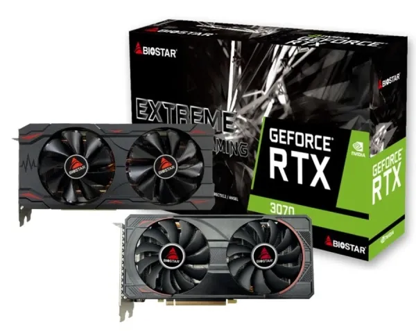 Grafička karta Biostar RTX 3070 GDDR6 8GB 256bit 3XDP/HDMI Glavna slika