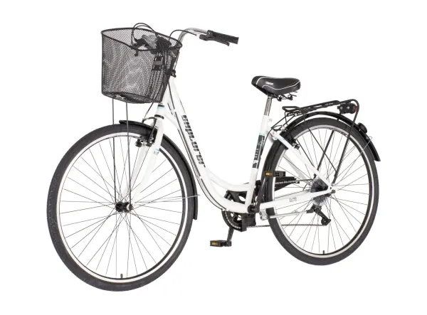 Bicikla Exlorer Elite lady 28/19 V-BRAKE/6 brzina/sa korpom/bela Glavna slika