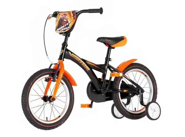 Dečija bicikla Visitor truck 16/V-brake kontra/pomoćni točkići/narandžasta-crna Glavna slika