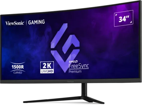 Monitor 34 Viewsonic VX3418C-2K 3440x1440/UltraWide QHD/VA/1ms/180Hz/2xHDMI/2xDP/Zvučnici/Curved Slika 3
