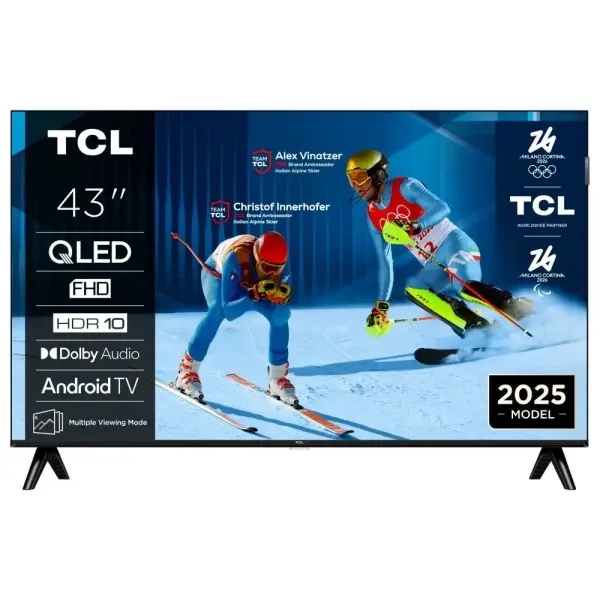 SMART QLED TV 43 TCL 43S5K  1920x1080/Full HD/DVB-T2/C/S2/Android TV Glavna slika