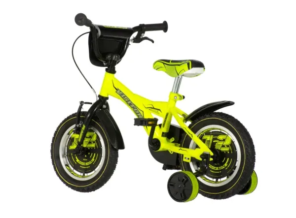Dečija bicikla Visitor player12/v-brake/pomoćni točkići/neon žuta Slika 2