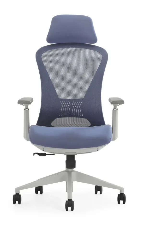 Ultra ergonomska kancelarijska stolica UGD Conference Lite Silver Blue Slika 2