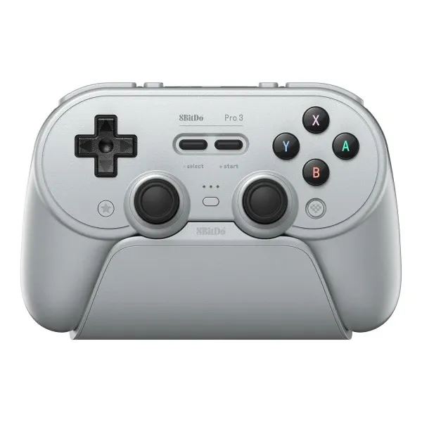 Bežični gamepad 8BitDo Pro 3 BT/2.4Ghz/Multi platform/Gray edition + Dock Glavna slika