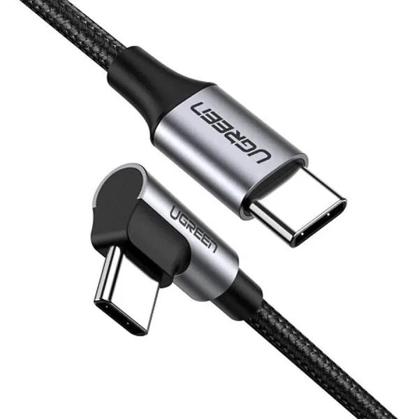 Kabl Ugreen US255 USB-C 2.0 na USB tip C 3A 1m 90 stepeni Glavna slika