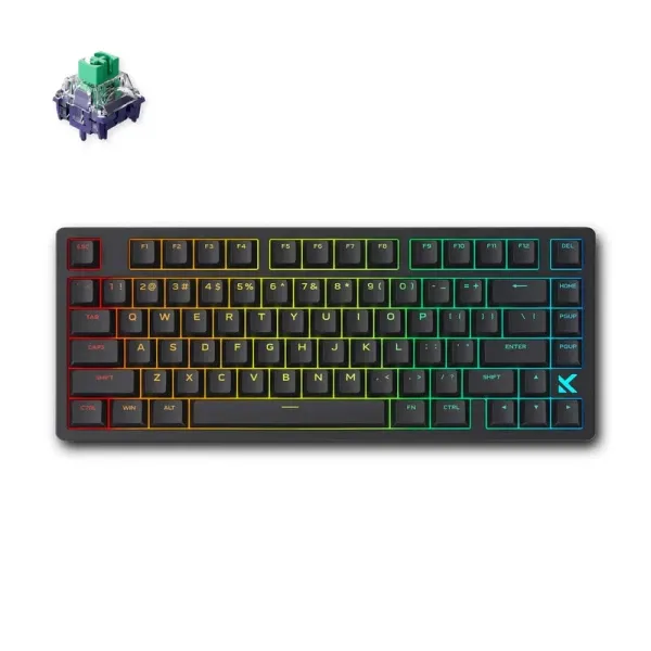 Gaming tastatura MCHOSE Jet 75 Black/KailH Magtetic God switch Glavna slika