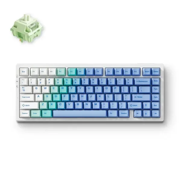 Bežična gaming tastatura MCHOSE G75 Pro Artic Snow/Matcha Latte switch/Mehanical Glavna slika