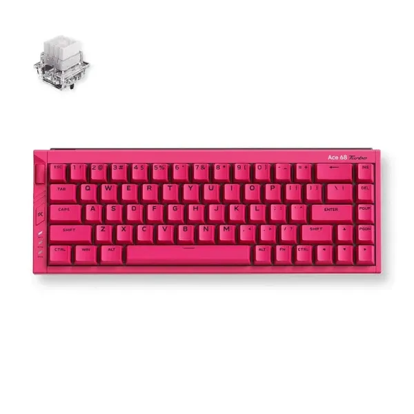 Gaming tastatura MCHOSE Ace 68 Turbo Berry Red/Mount Tai Magnetic switch GT Glavna slika