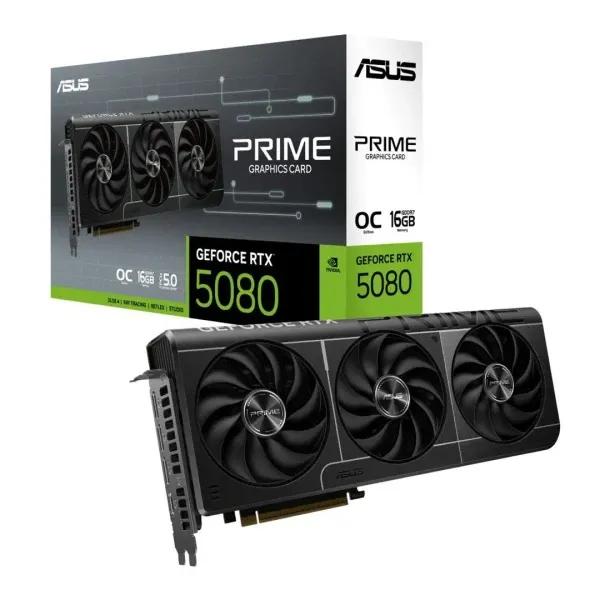 Grafička karta Asus PRIME-RTX5080-O16G 16GB GDDR7 256bit 3XDP/HDMI Glavna slika