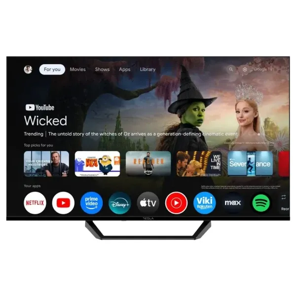 Smart LED TV 43 Tesla 43E655BFS 1920x1080/FHD/DVB-T2/Bluetooth/WiFi/Frameless/GoogleTV Glavna slika