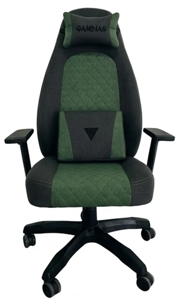 Gaming stolica Gamdias Zelus E4 Weave sivo/zelena Glavna slika