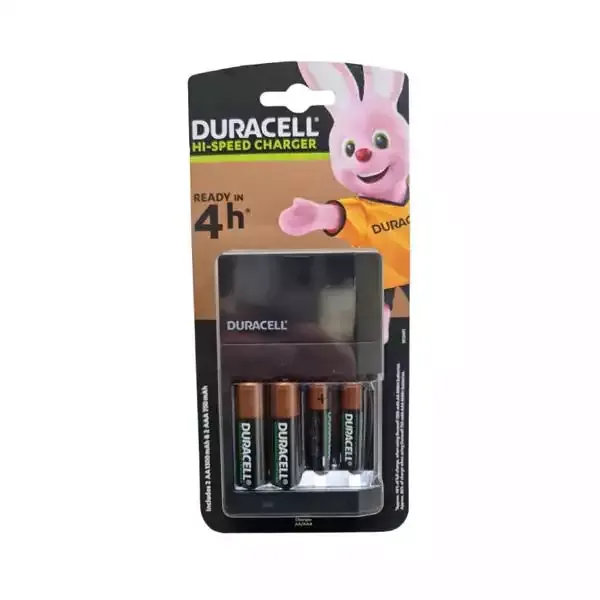 Punjač sa baterijama 2xAA+2xAAA Duracell CEF14 Glavna slika