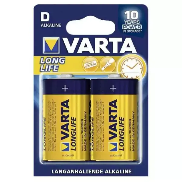 Baterija Varta D LR20 Longlife  2/1 nepunjiva Glavna slika
