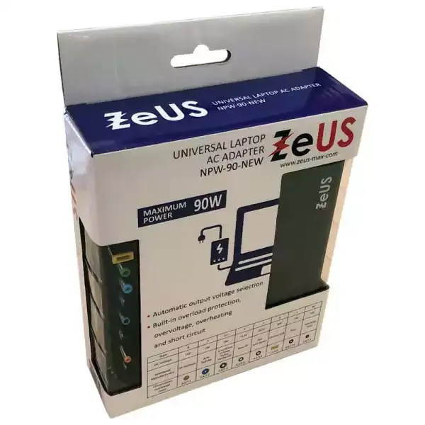 Punjač za laptop ZEUS ZUS-NPW-90 New  models Glavna slika