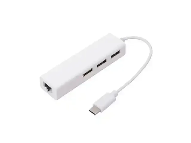 USB adapter-koverter TIP C - 3xUSB 3.0+RJ45 Linkom Glavna slika