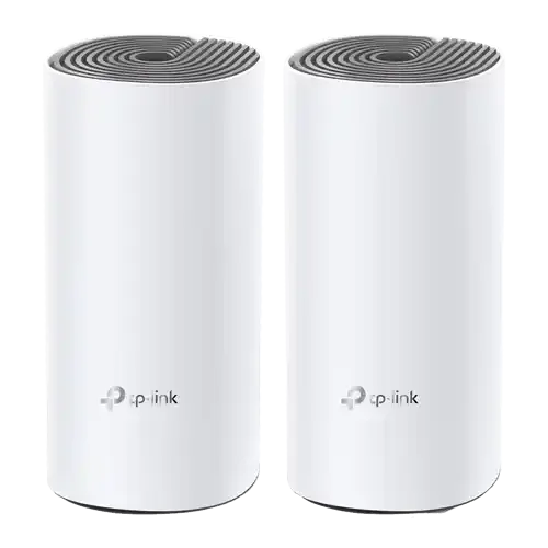 TP-Link Deco E4 Mesh WiFi sistem 2 rutera u pakovanju Glavna slika