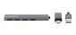 USB-C/USB-A HUB 4port Manhattan 181006 4xUSB-A 3.2/5Gbps/Crni Slika 3