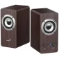 Zvučnici Genius SP-Q180 SP-HF400 Dark Brown EU 100-240V Glavna slika