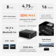 Beelink SER5 MAX Ryzen7 7735HS 8c/16t, 24GB DDR5, m.2 512GB, Win11PRO Slika 3