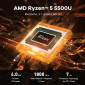 Mini računar Beelink SER5 AMD Ryzen5 5500U 16GB RAM, 480GB m.2, Win11PRO Slika 2