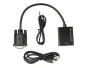 Adapter konverter VGA-HDMI+Audio Linkom M/Ž Glavna slika