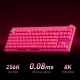 Gaming tastatura MCHOSE Mix 87 Hall Effect Magnetic Switch rose red Slika 2