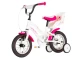 Dečlija bicikla Visitor Dog 12/V-brake kontra/pomoćni točkići/belo-roza Glavna slika