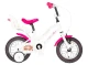 Dečlija bicikla Visitor Dog 12/V-brake kontra/pomoćni točkići/belo-roza Slika 3